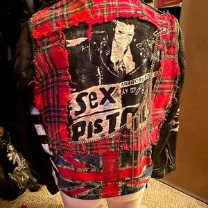 Sex Pistols vintage leather jacket BAD ASS !